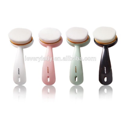 wholesale long handle Plastic nylon cheek washing brush