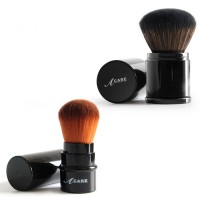 Retractable Plastic Short Handle Makeup Brushes Blush Loose Powder Foundation Brush